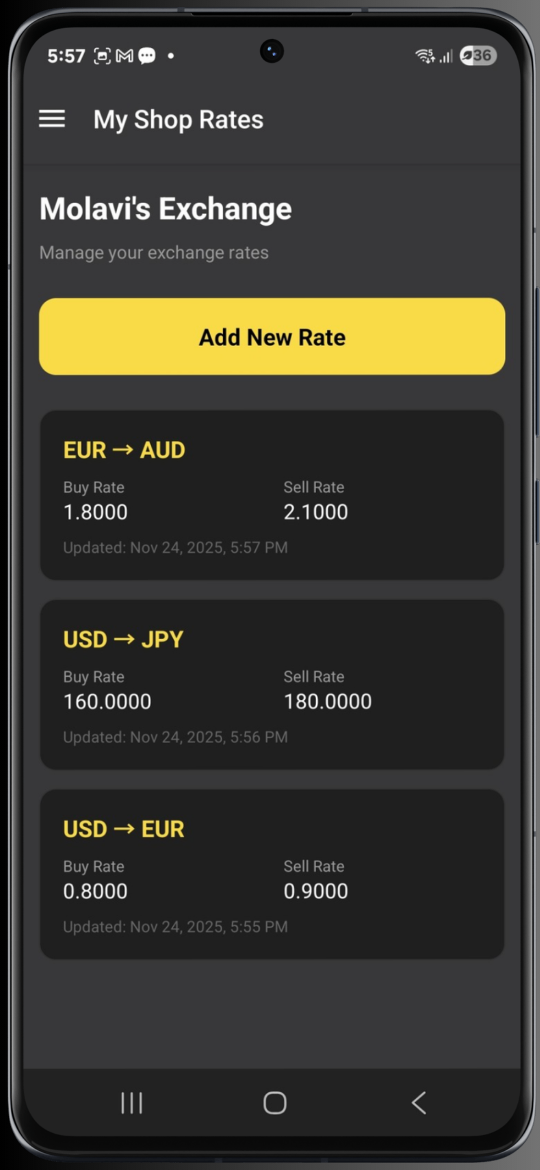 ForexFinder Map View